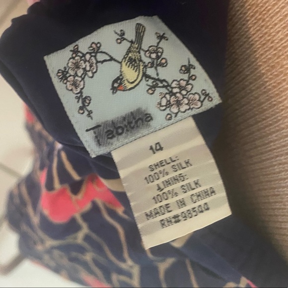 ANTHRO TABITHA SZ14 LOUD & CLEAR SILK HALTER TOP - Picture 4 of 4